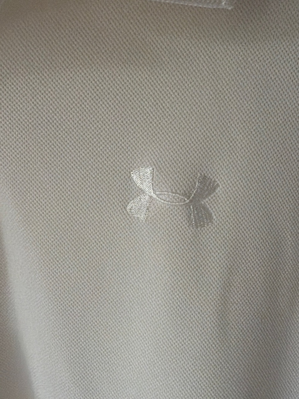 Under Armour Cream Polo Shirt - Picture 3 of 4